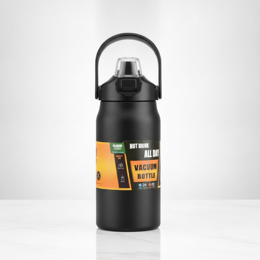 Thermos Inox Paille Intégrée 800ml-1500ml