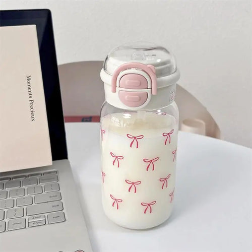 Bouteille d'Eau Kawaii Anti-fuite Paille