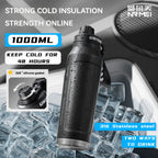 Gourde Inox Isotherme Poignée Intégrée