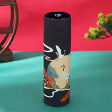 Bouteille Thermos Rétro Chinoise Acier Inox
