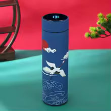 Bouteille Thermos Rétro Chinoise Acier Inox