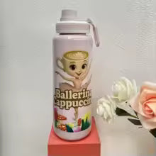 Bouteille Eau Tralala Kawaii Anime