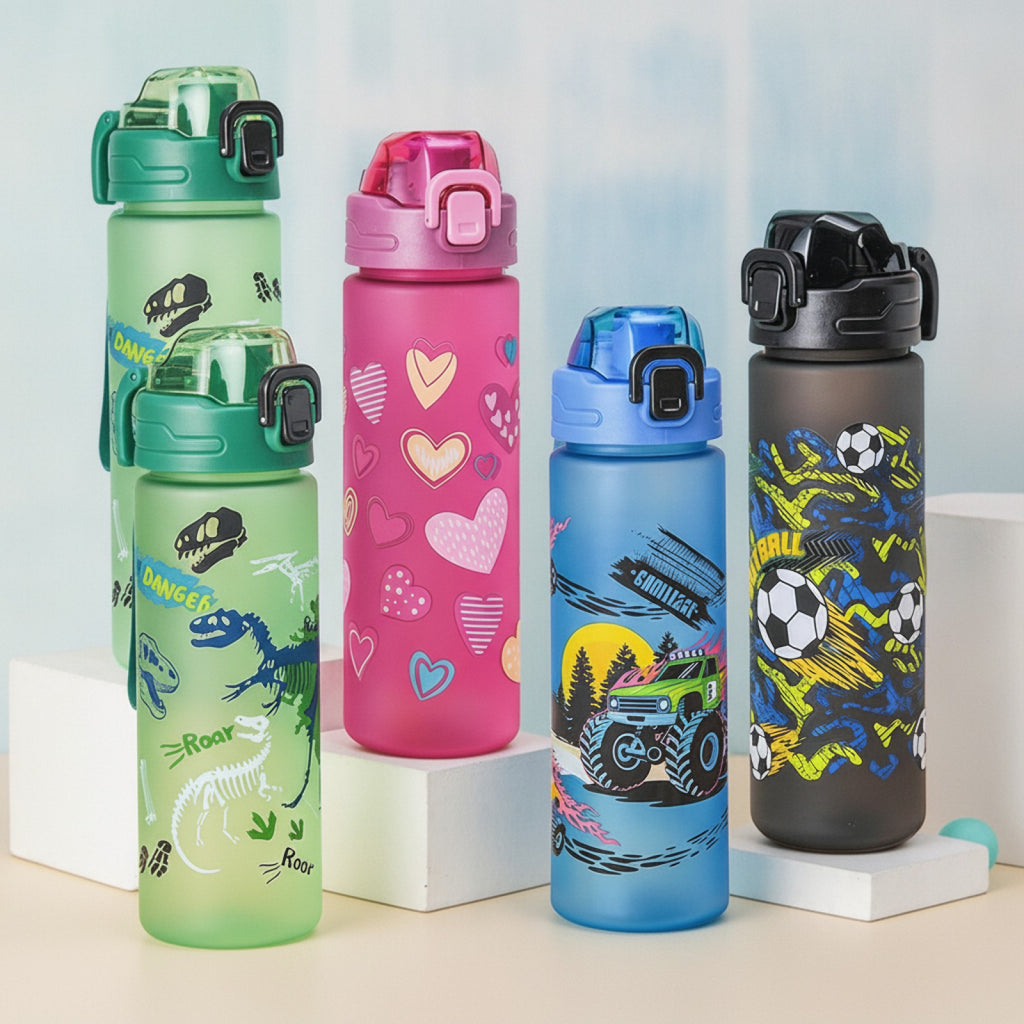 Bouteille Eau Cartoon 700ml Anti-Fuite