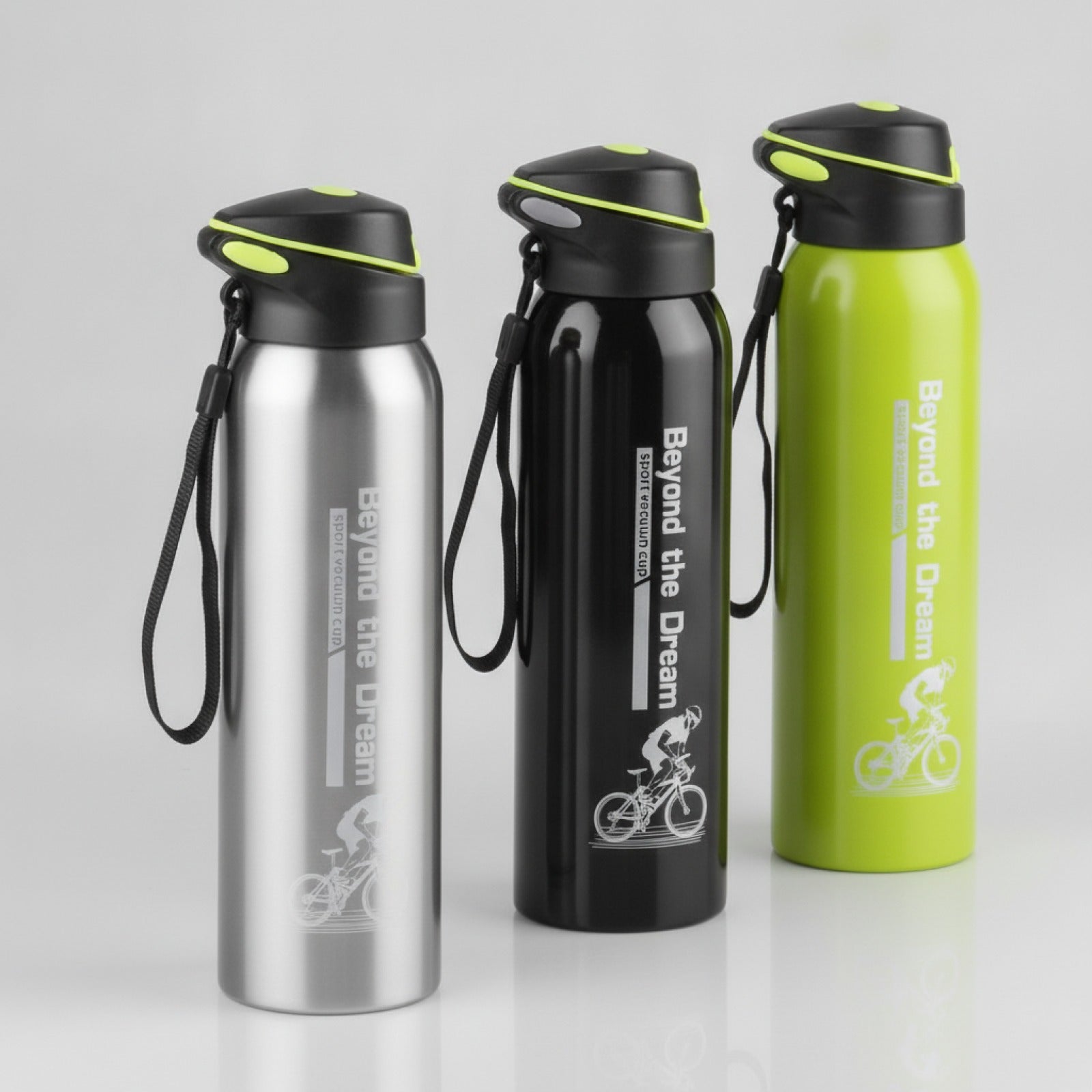 Bouteille Isotherme Inox 500ml Paille