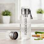 Bouteille Eau Verre 1L avec Filtre Inox