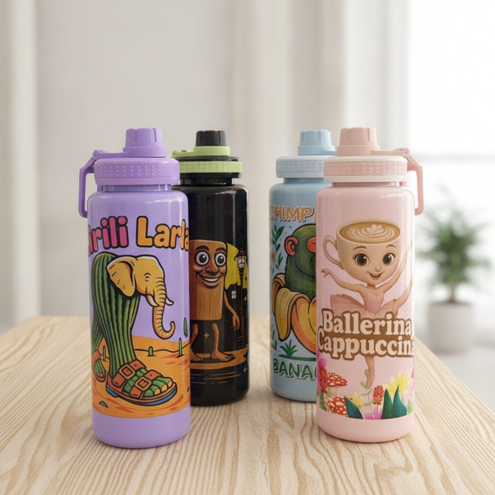 Bouteille Eau Tralala Kawaii Anime