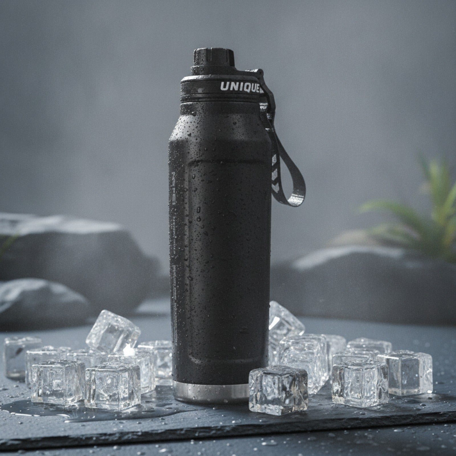 Gourde Inox Isotherme Poignée Intégrée