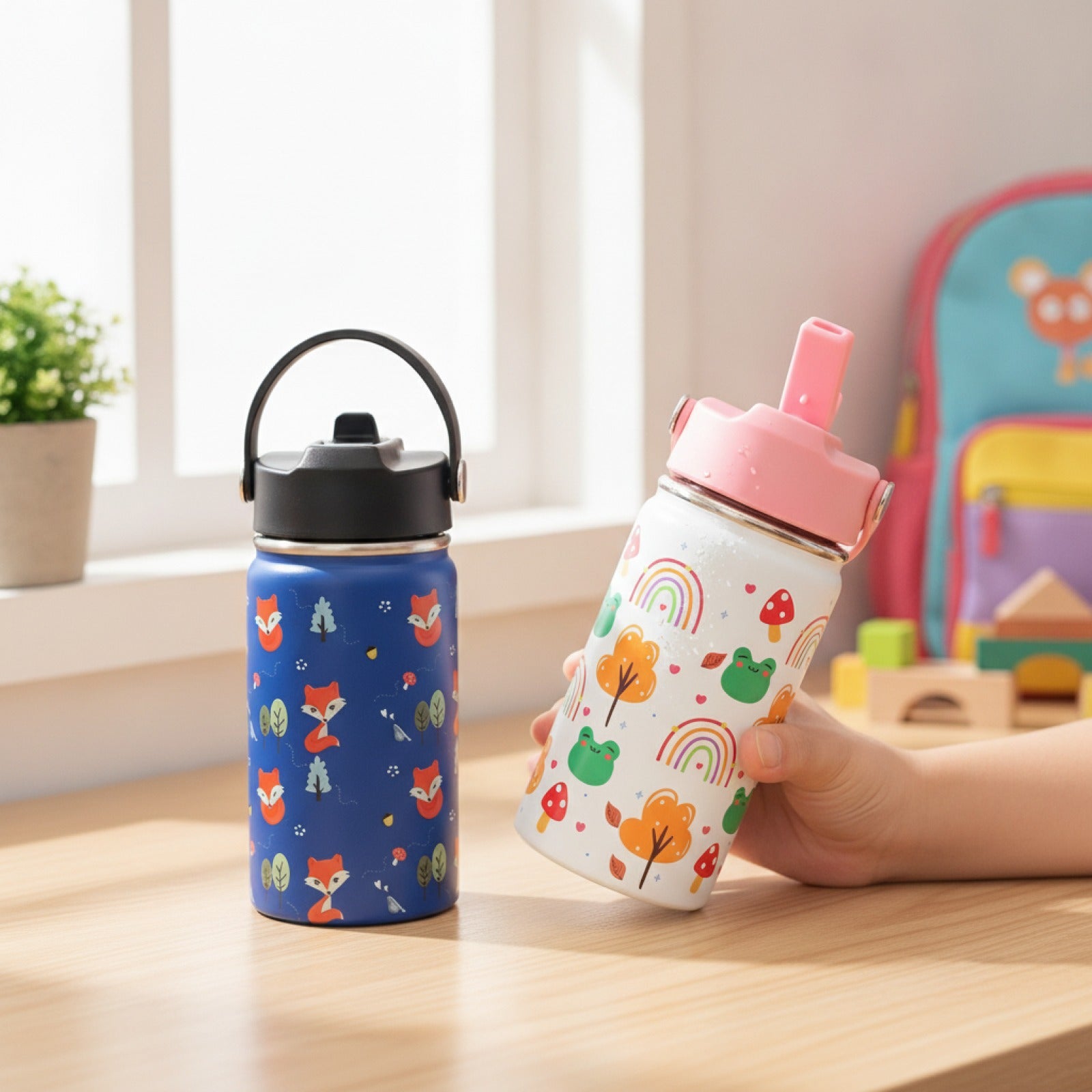 Gourde Isotherme Enfant Animaux 350ml