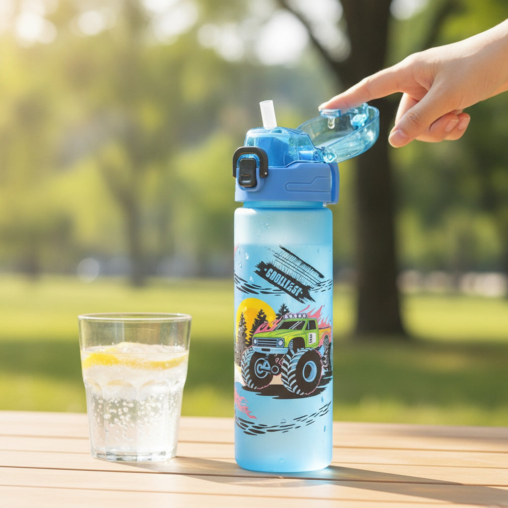 Bouteille Eau Cartoon 700ml Anti-Fuite