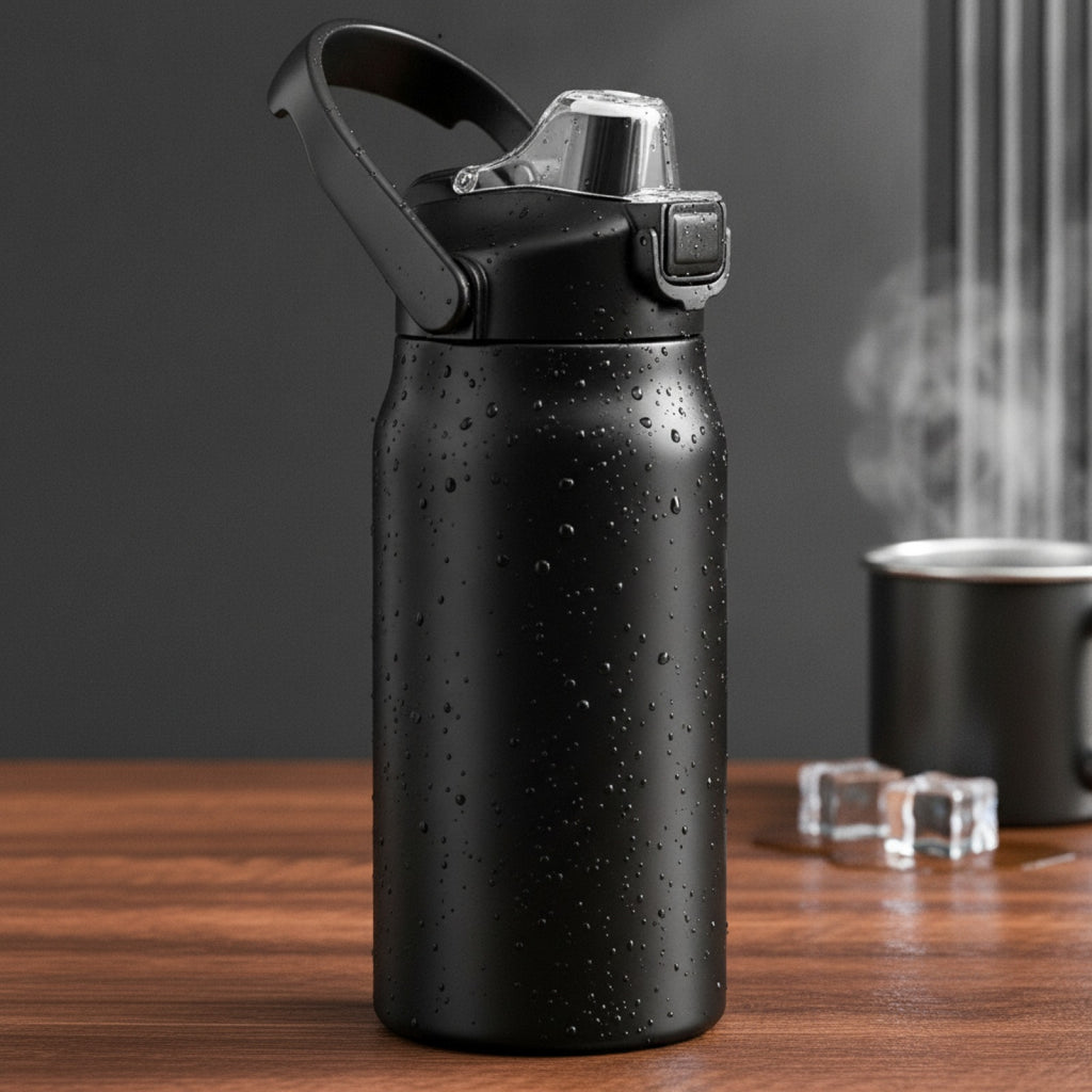 Thermos Inox Paille Intégrée 800ml-1500ml