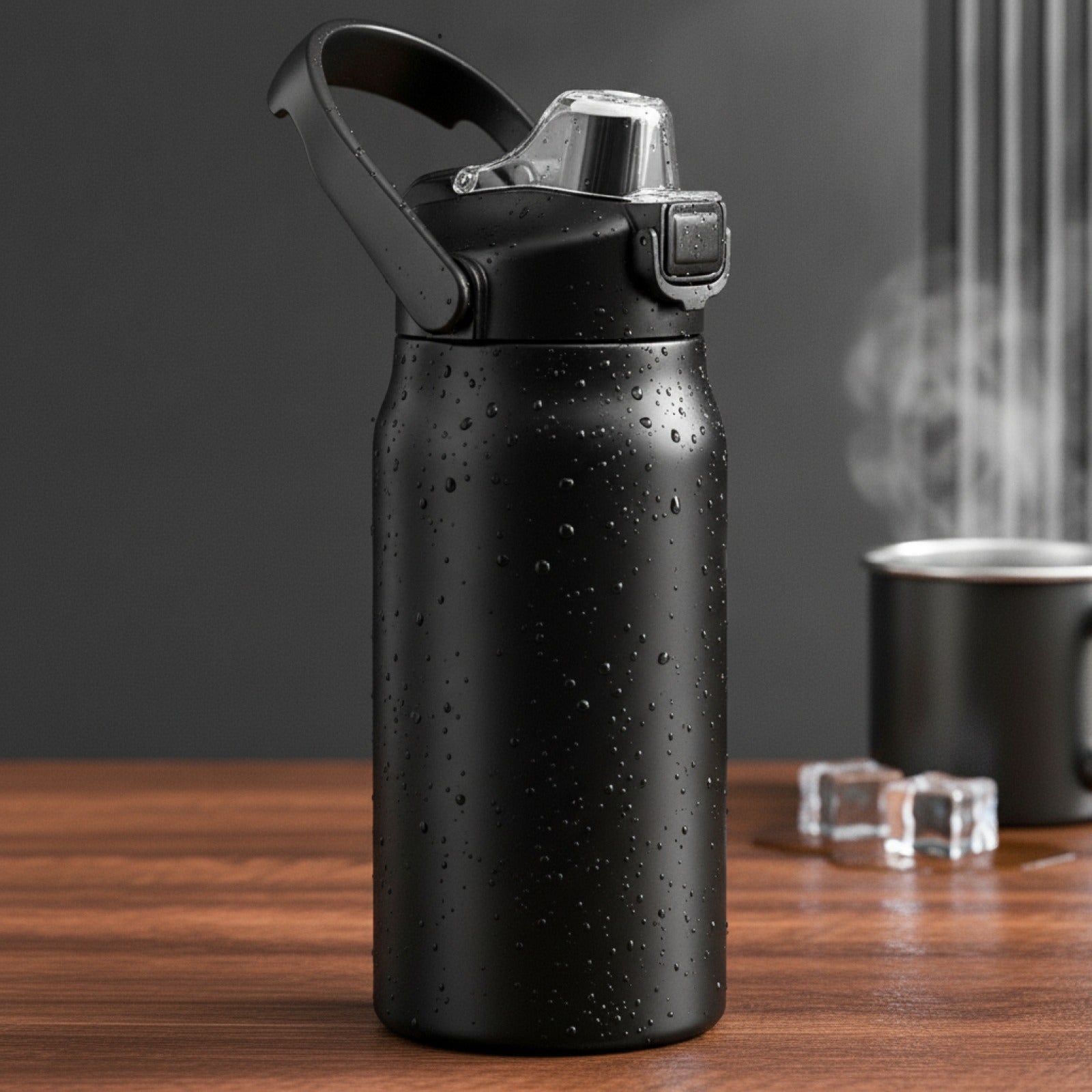 Thermos Inox Paille Intégrée 800ml-1500ml