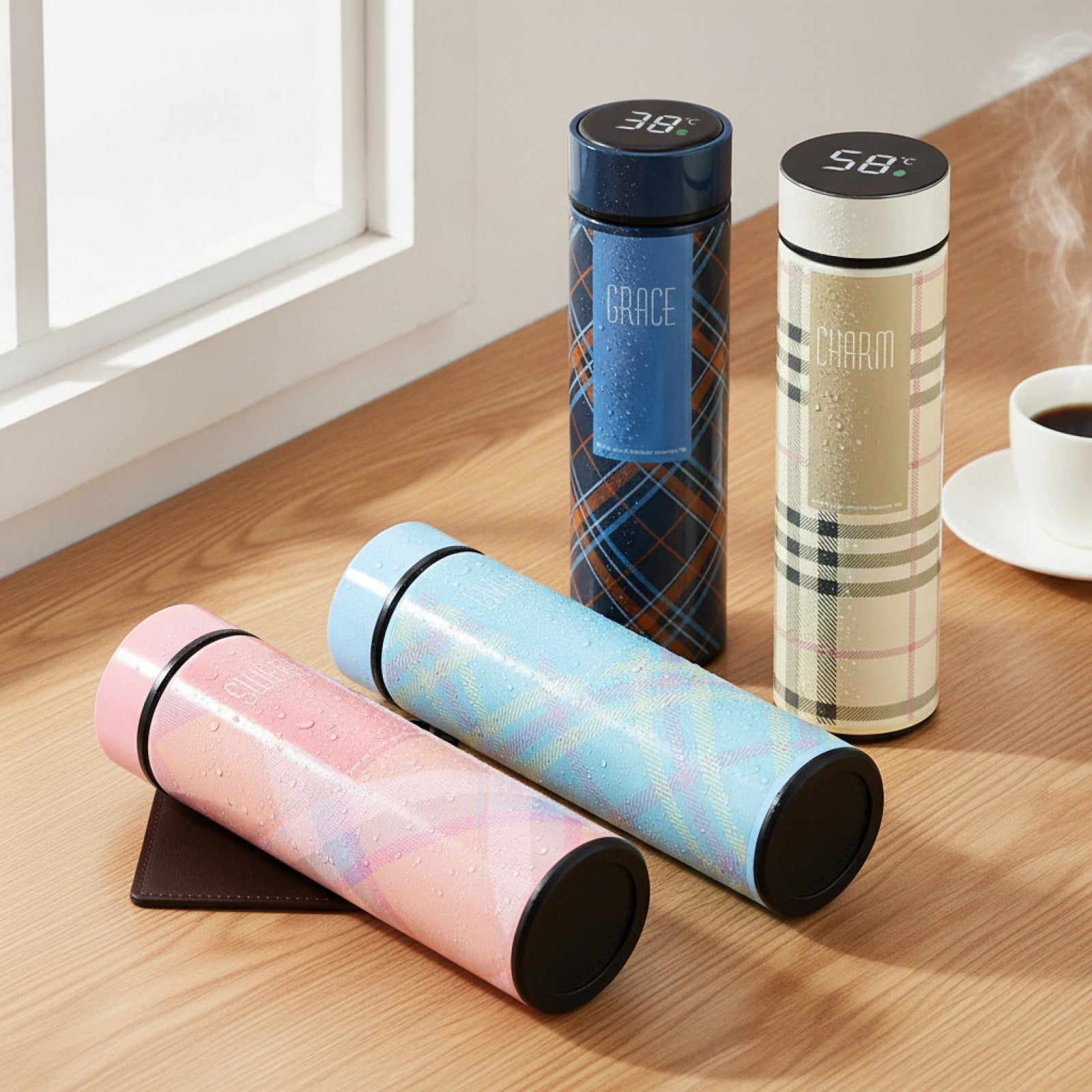 Bouteille Thermos Intelligente 500ml Acier Inoxydable