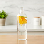Bouteille en Verre Transparente Minimaliste