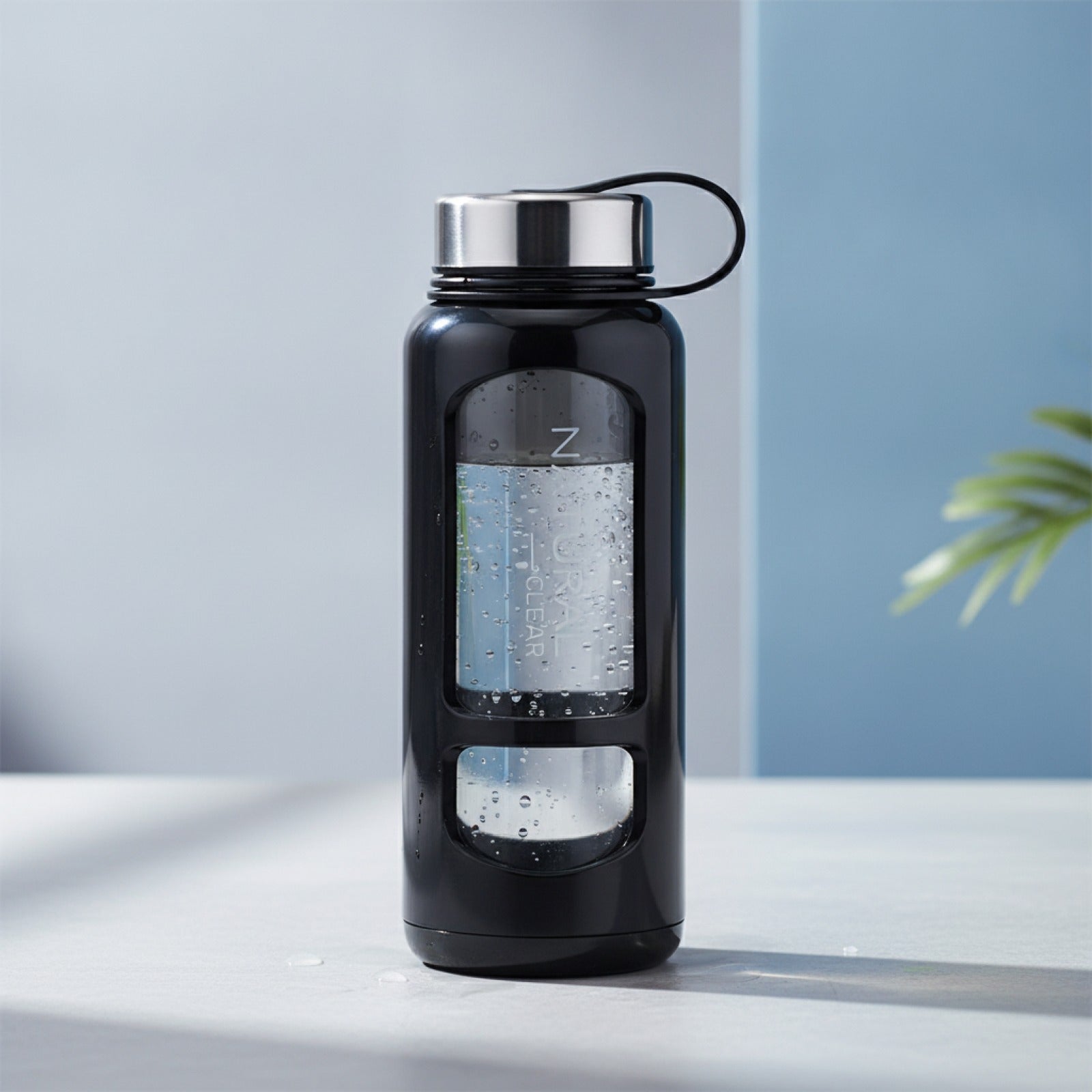 Bouteille Eau Verre Anti-Fuite