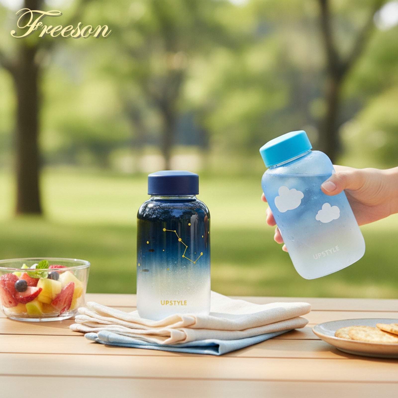 Bouteille Eau Verre Dégradé 600/1000ml