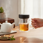 Bouteille Infuseur Verre Double Paroi 310ml