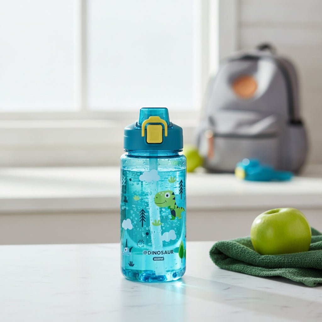 Gourde enfant cartoon anti-fuite 600ml