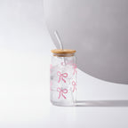 Gobelet Mason Jar avec Nœud Décoratif